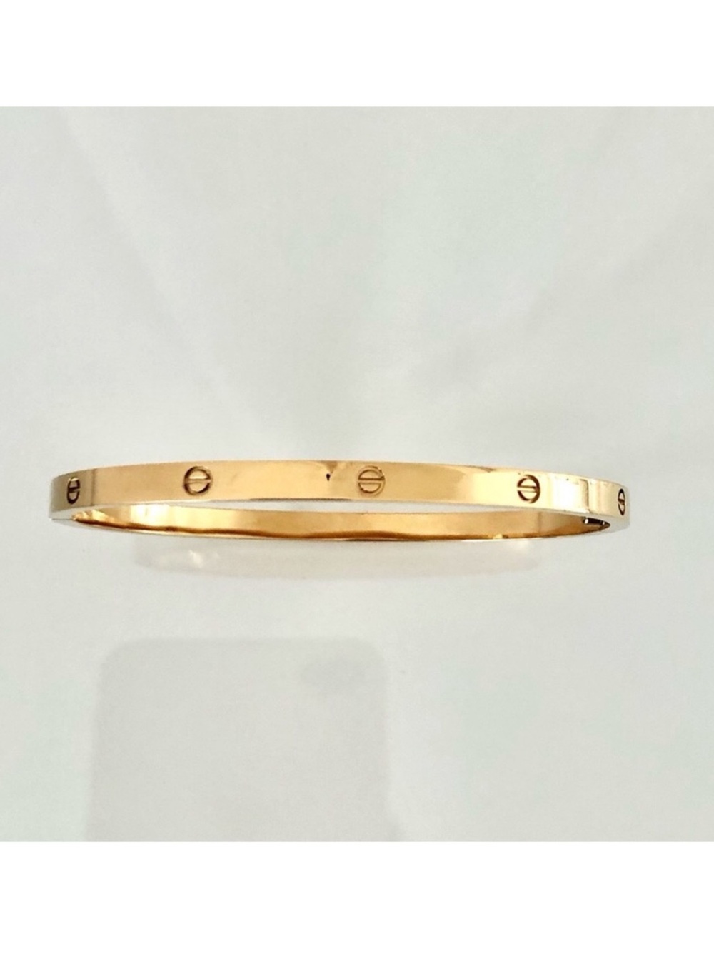 Generic Thin Gold Screw Cuff Bangle Bracelet with Screwdriver - Picture 3 of 10
